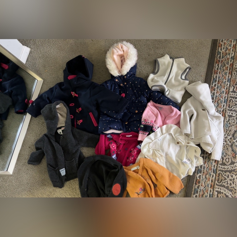 Babygirl winter lot size 6-18m